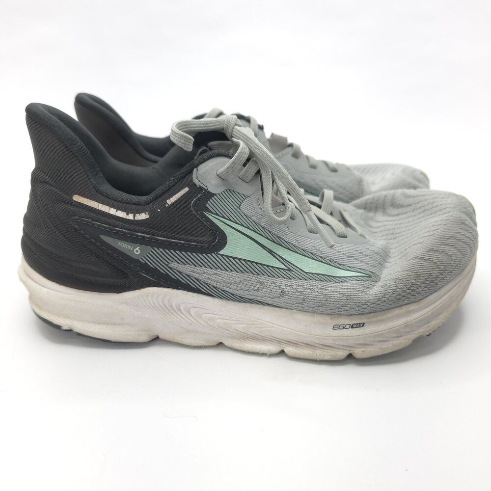 Altra Torin 6 Womens Grey Athletic Running Training Shoes Size US 7.5 *Flaws*